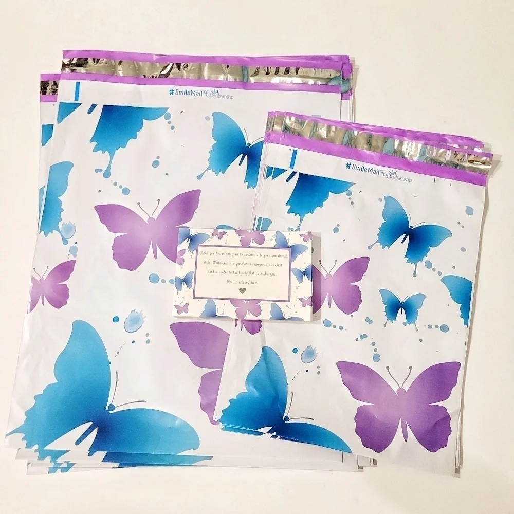 🦋 💜HOST PICK🦋BUTTERFLY POLY MAILER BUNDLE•30💜🦋